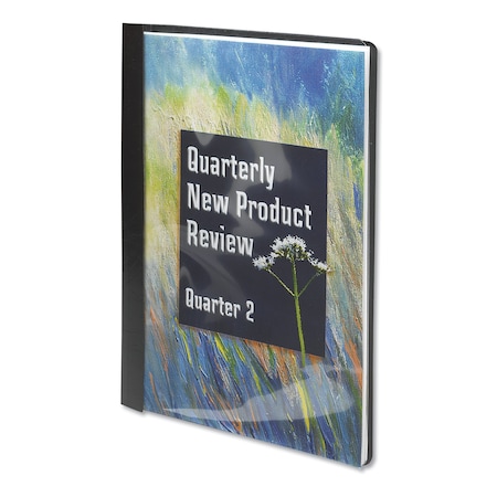 Smead Report Cover 8-1/2 x 11", .5", Black, PK25 87453